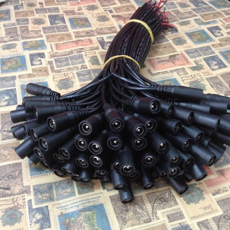 DC 12V plug bus connector Power connector Camera special power head All copper DC wire power cord