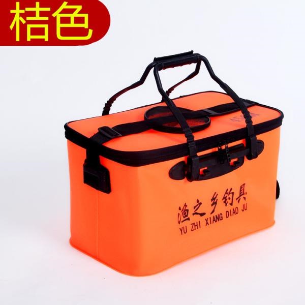 Thiết bị câu cá xô dày gấp câu cá thùng cá sống hộp bảo vệ thùng câu cá gói cần câu hình chữ nhật thùng phao câu lục đầu cần