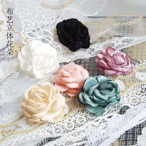 2 5 yuan two fabric three-dimensional satin small flowers baby clothes handmade material diy accessories shoes and hats clothing decoration