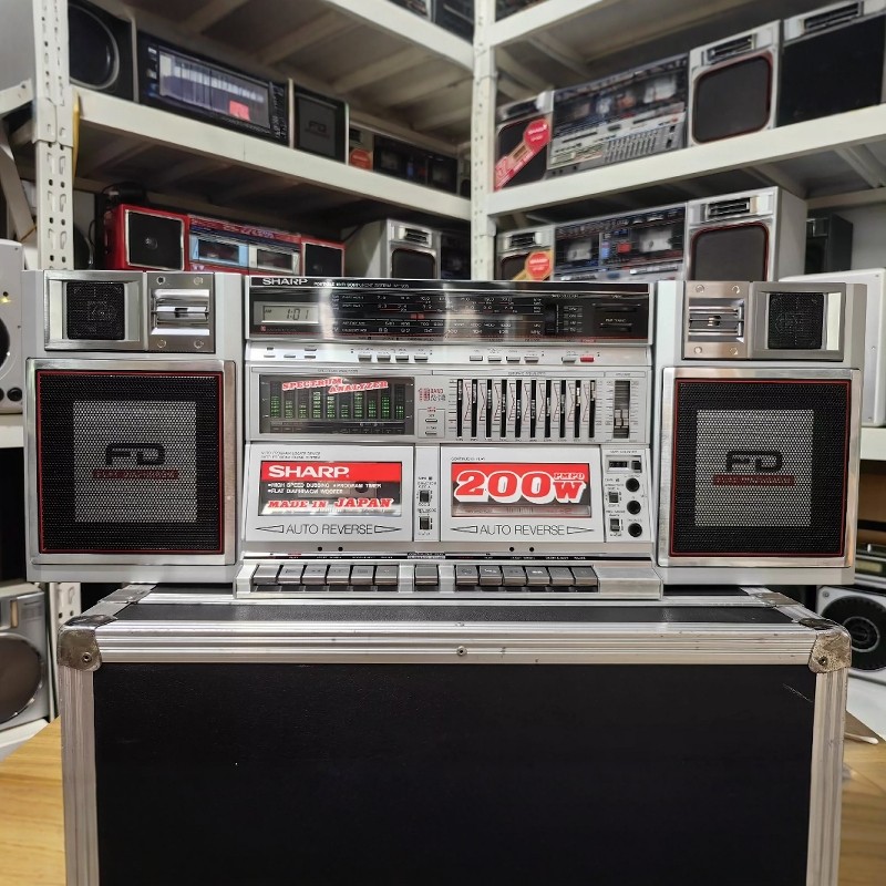 日本原装Sharp/夏普声宝收录机收音机WF-939Z限量版出口欧版白色评价