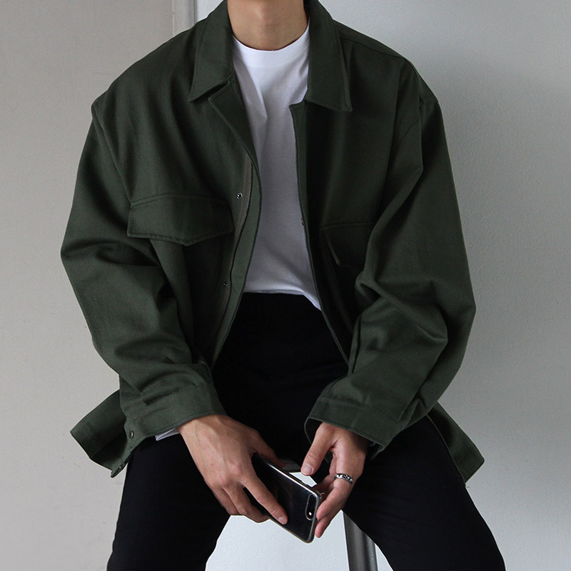 Spring men's jacket 2022 new jackets loose baseball clothes Chaubatu Overalls Fall 100 hitch a boy spring load