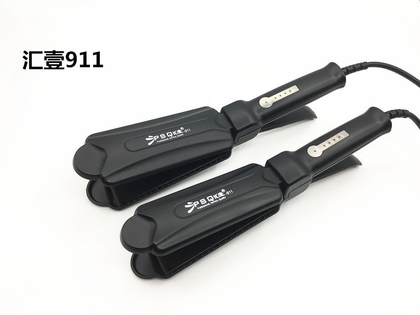 Huiyi fashion 911 negative ion adjustable temperature straightener professional temperature control does not hurt hot pull straight power splint