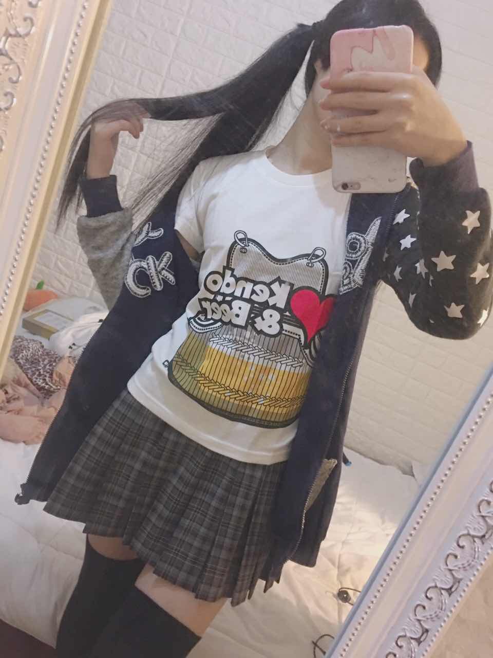 Chiyuwu Wu props Japan imported limited kendo T-shirt Kendo Beer European same white