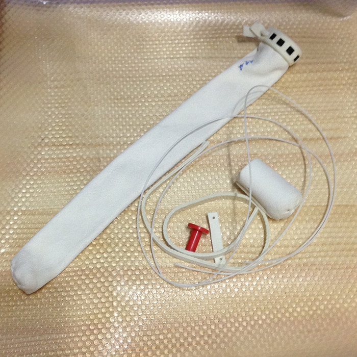 Healing house Bamboo hilt leather set Sword string Jianxian first core Middle crust leather