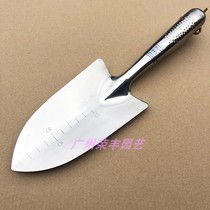 Rongfeng card-Ex-export Stainless Steel Gardening Spade for a small shovel 410#不锈钢铲子 The garden shovel soil