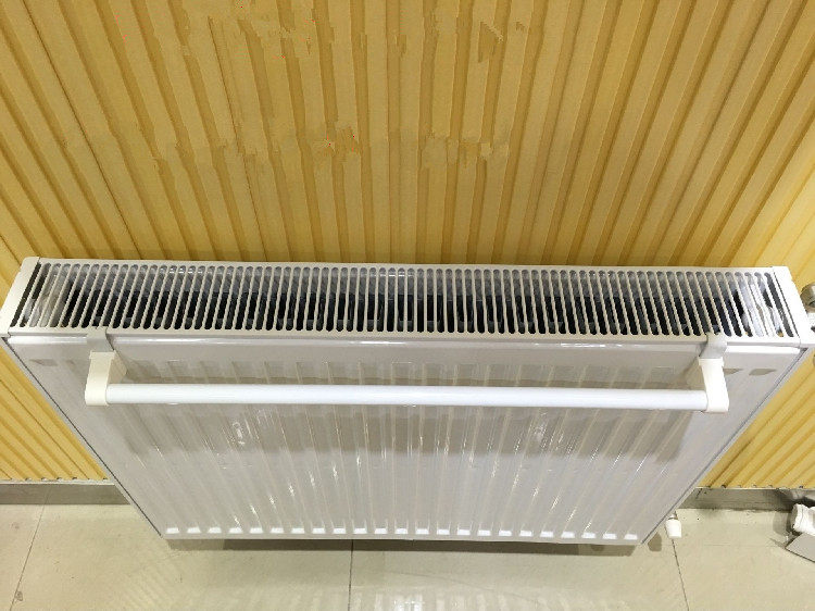 Heating sheet towel shelf steel plate towel bar wall mounted household drying frame 150CM steel tube hook