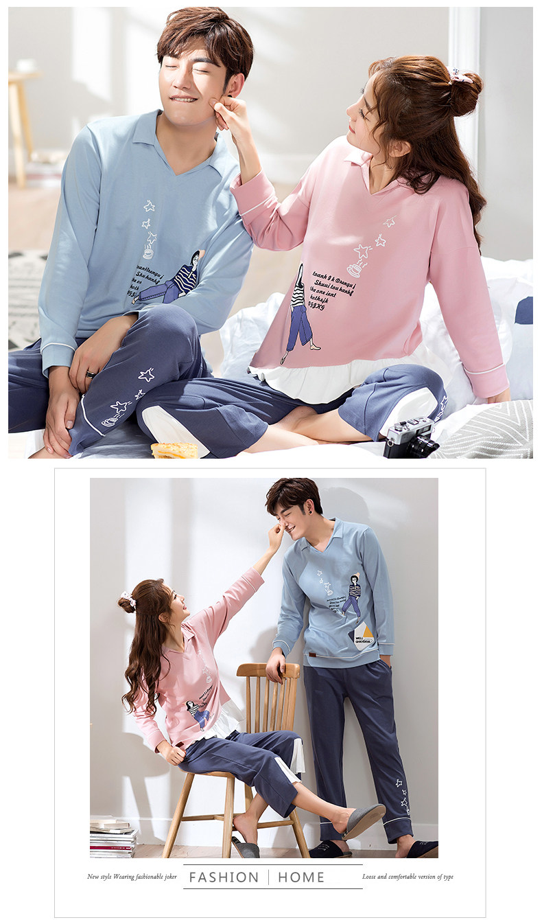 Pyjama mixte en Coton à manches longues - Ref 2988466 Image 137