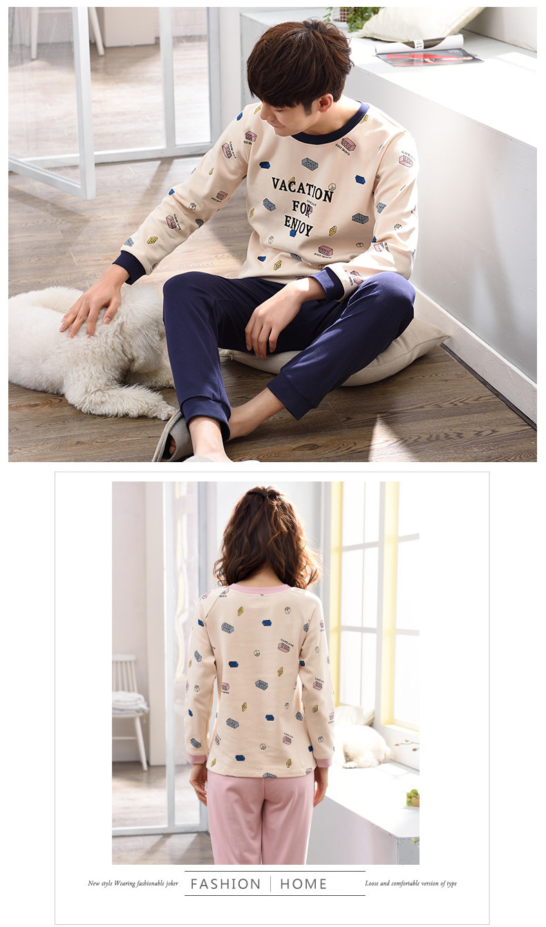 Pyjama mixte en Coton à manches longues - Ref 2988466 Image 67