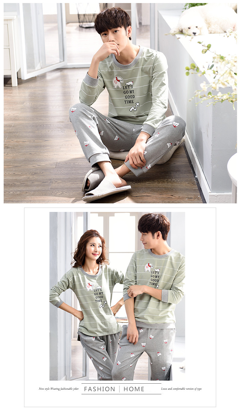 Pyjama mixte en Coton à manches longues - Ref 2988466 Image 85