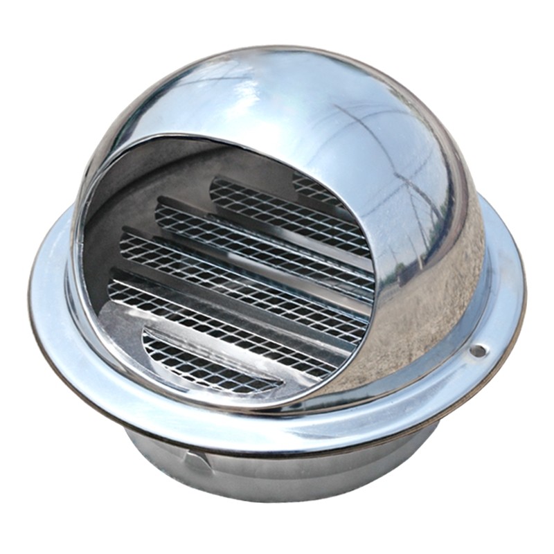 304 stainless steel hood range hood smoke machine exhaust pipe exhaust windshield fresh wind exterior wall outlet vent net cover exhaust