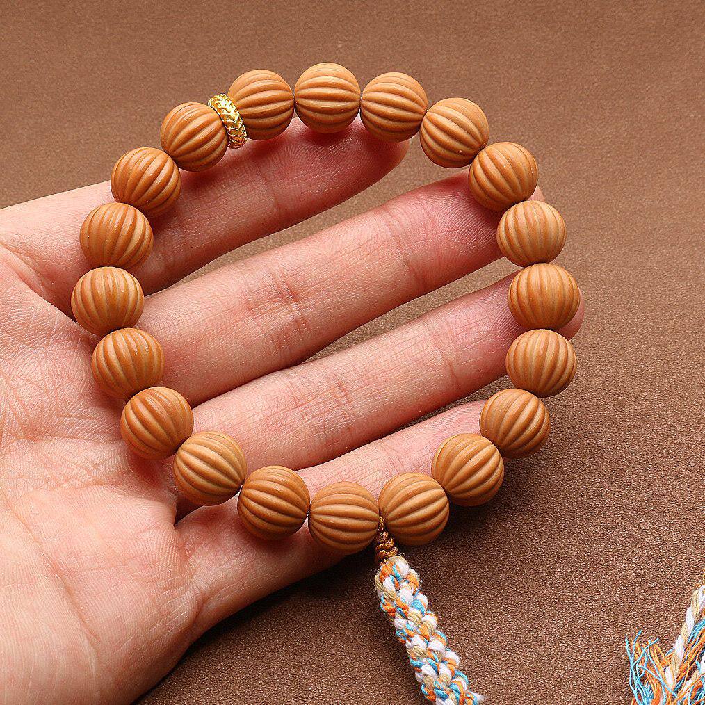 товар из китая 天然猴头核桃雕刻南瓜型手串文玩饰品男女朋友通用手把件