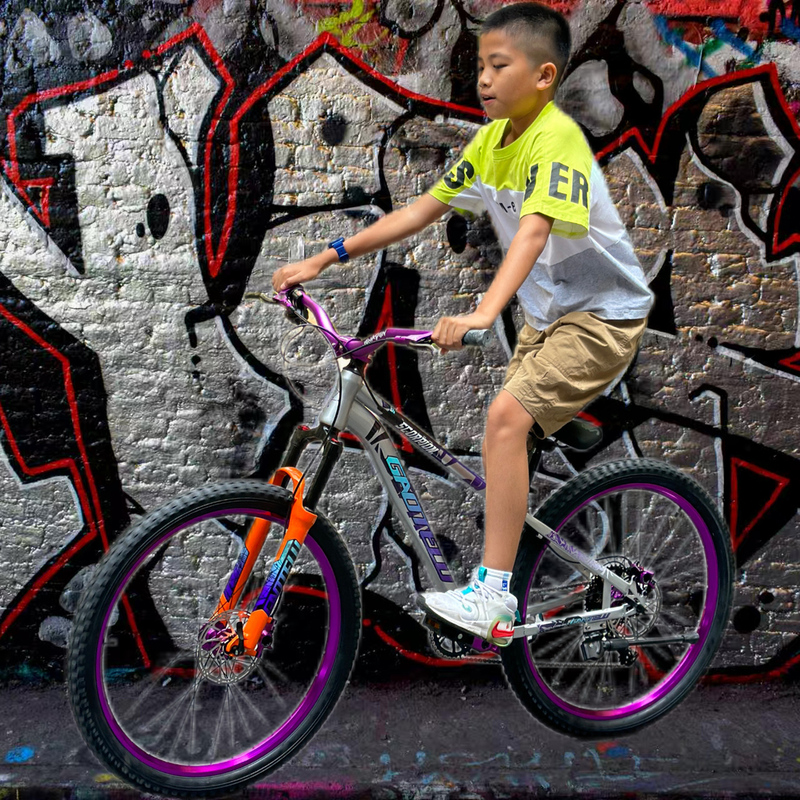 26inch Oil Disc Brake Mountain Bike with Bearing, Street Stunt Student Bicycle, Non-Dry, with a Stunt-Friendly Headset, Trail Bike 26inch Oil Disc Brake Mountain Bike with Bearing, Street Stunt Student Bicycle, Non-Dry, with a Stunt-Friendly Headset, Trail Bike