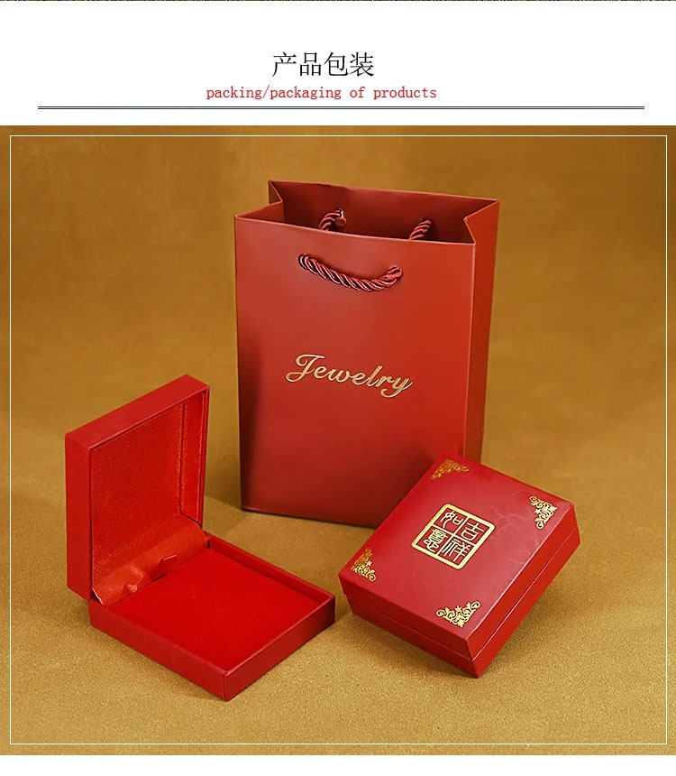 银饰吊坠 9999纯银莲花锦鲤锁包吊坠女款足银描金珐琅双面如意锁项链挂坠