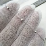 Модный браслет, аксессуар, серебро 925 пробы, 3mm, простой и элегантный дизайн