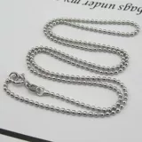 Украшение-шарик, универсальный демисезонный аксессуар подходит для мужчин и женщин, свитер, серебро 925 пробы, в корейском стиле, Италия