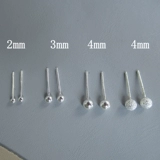 Гипоаллергенные серьги, серебро 990 пробы, простой и элегантный дизайн, серебро 925 пробы