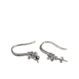 Аксессуар из жемчуга, гипоаллергенные аксессуары ручной работы, серьги, серебро 925 пробы