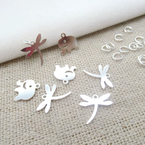 Подвеска, плетеный браслет из красной нити ручной работы, аксессуар, аксессуары, серебро 925 пробы, связать своими руками