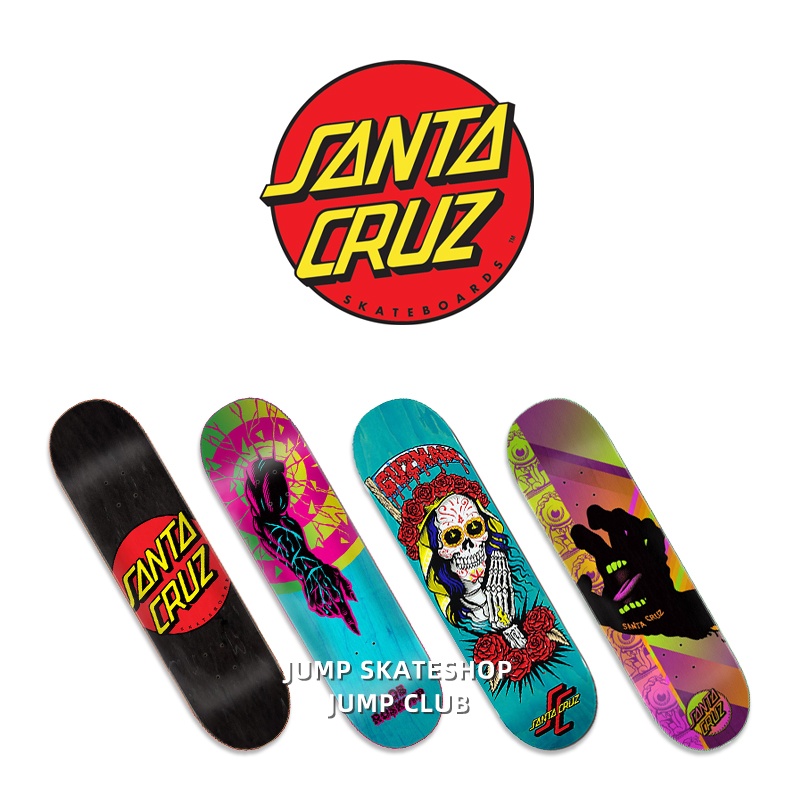 Santa Cruz SpongeBob SquarePants VX series ghost hand imported from the United States double-warped skateboard deck Jump Skate Shop