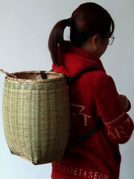 Xiangxi Pure Handmade Bamboo Baskets, Small and Large Sizes, Mushroom Baskets, Children's and Adult Baskets, Tea-Picking Baskets
