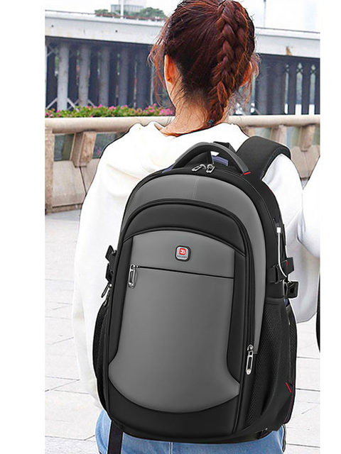 Middle School Student Schoolbag, Male High School Student Backpack, Large Capacity Casual Travel Business Computer Backpack, Female Balang