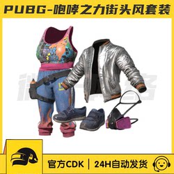Pubg: Battlegrounds Roaring Power Street Style Set Skin Cdk Silver Jacket Sweatpants Steam Pubg