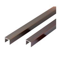 Press strip closed edge strip U type copper strip U type buckle strip decorated marble threshold stone wrap edge strip floor tile seam strip