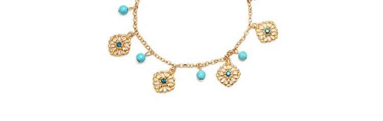 19 kỳ nghỉ bên bờ biển mới của vùng biển boho vàng ngọc lam nhiều lớp tua vòng chân trang sức múa bụng vòng chân bạc tây tạng