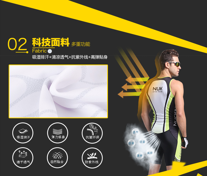 Tenue de cyclisme homme NUCKILY - Ref 2207986 Image 11