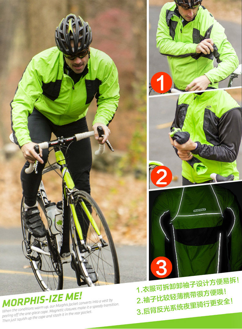 Tenue de cyclisme mixte NUCKILY - Ref 2230303 Image 7