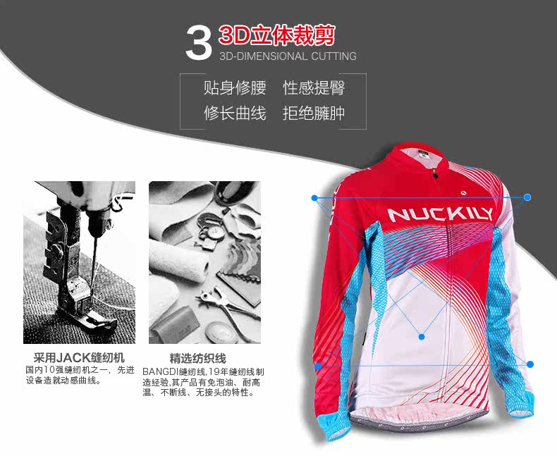 Tenue de cyclisme femme NUCKILY - Ref 2230315 Image 12