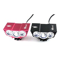 Solarstorm X3 3xCREE XM-L 2200 lumens 4-speed rechargeable bicycle light