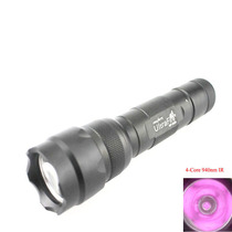 UltraFire 502B 5W 4 core 940nm IR infrared flashlight night shot assist
