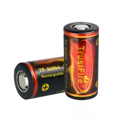 TrustFire 32650 3 7V 6000mAh rechargeable lithium battery with a protective plate