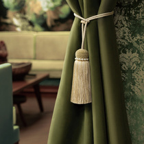 Exported to Europe and France adjustable curtain straps punch-free tassels no fixed points hanging ball straps cable ties straps