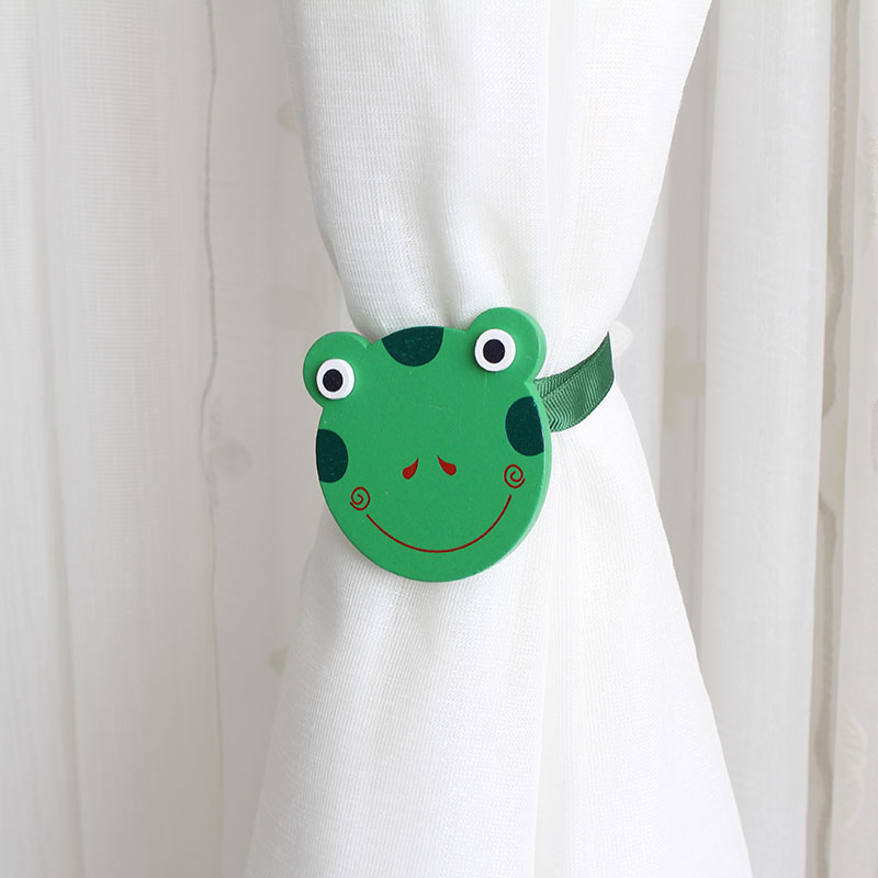 Frog frog tieback magnet cartoon curtain window screen magnet buckle strap tied rope children's pair