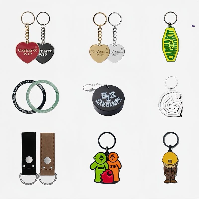 In Stock Carhartt Wip Keychain Carhartt Keychain Pendant Accessory Collection from Past Years