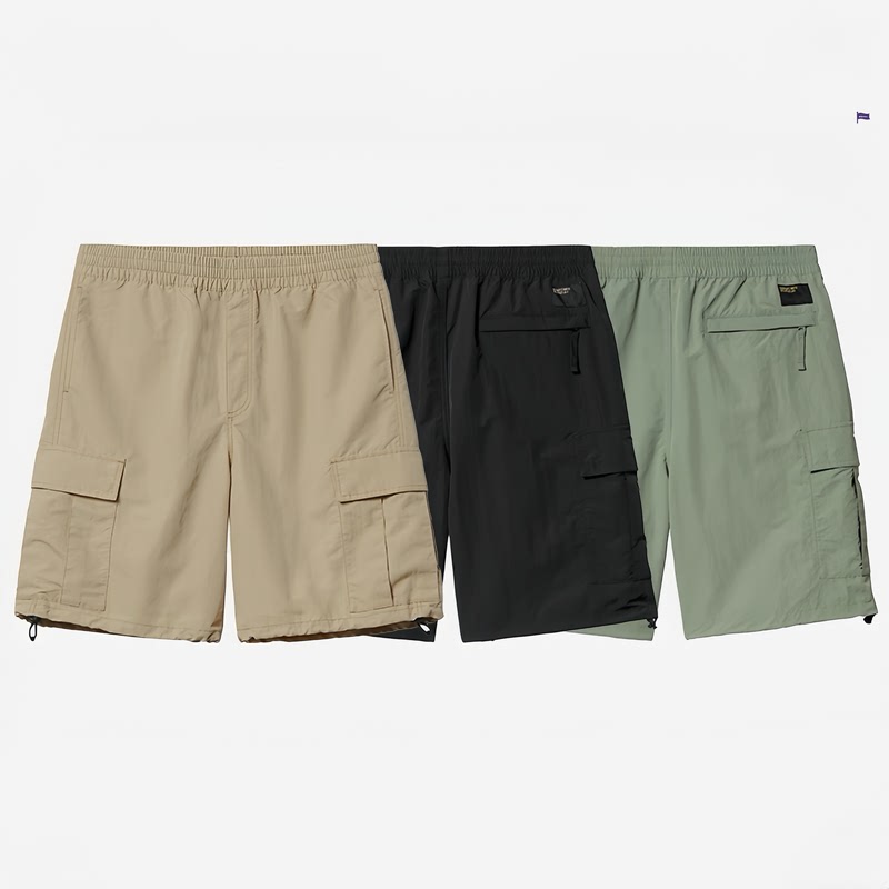 Spot Carhartt Wip Evers Short Carhartt Nylon Military Sports Shorts 033025