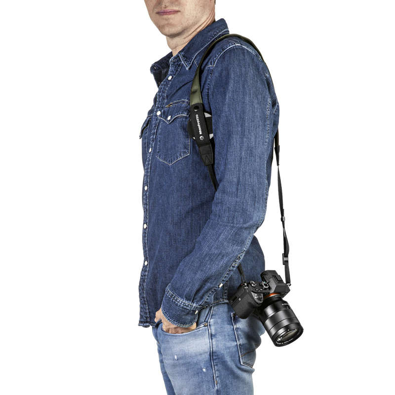 ảnh Manfrotto Walker MB MS-Strap loạt SLR dây đeo máy ảnh dây đeo dây đeo đệm - Phụ kiện máy ảnh DSLR / đơn chân máy benro