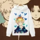 Naruto Sweatshirt Naruto Sasuke Áo khoác có mũ trùm đầu ngoại vi Quần áo mùa thu và mùa đông Quần áo hai chiều Anime nam và nữ - Carton / Hoạt hình liên quan