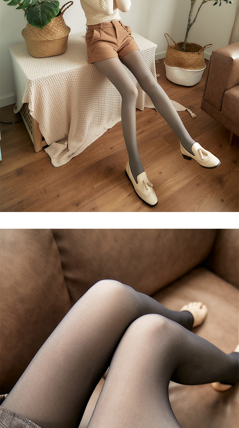 Women's Street Casual Solid Color Full Length Pantyhose display picture 7