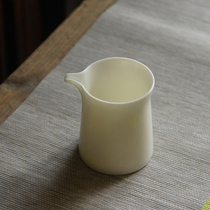 sus daily) Dehua white porcelain jade porcelain lard white fair cup uniform cup tea mat beauty