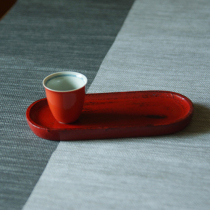 sus daily) export to Japan order lacquerware China mahogany tea tray tea cushion welcome tea tray hospitality cup holder