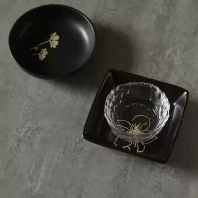 sus daily) Japanese Ceramic plant Flower Tea tray Coaster Refreshment dish Clearance Special