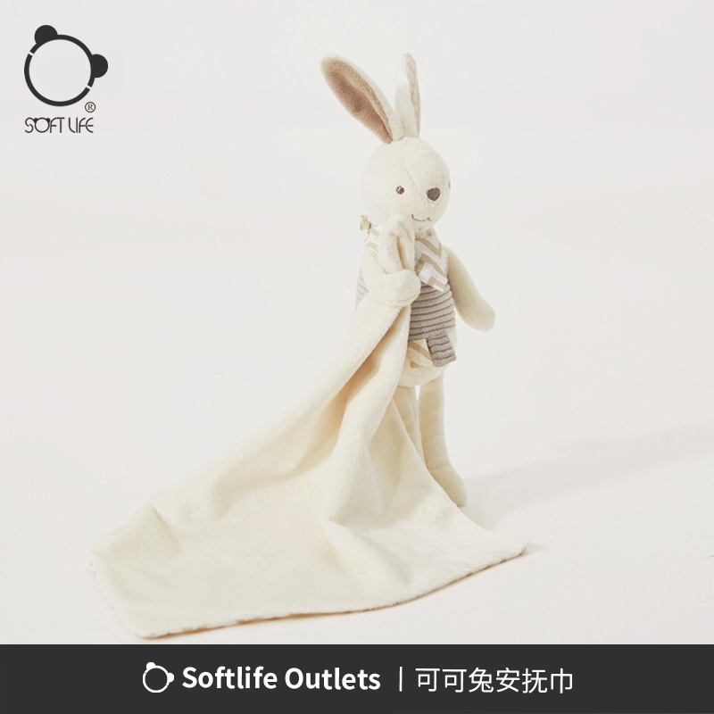 Softlife Baby Softlife Soothing Dollborn Baby Hare Toy Accessible Puppet Puppet