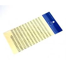 Clearance Cross Stitch Transparent Thread Number Sticker