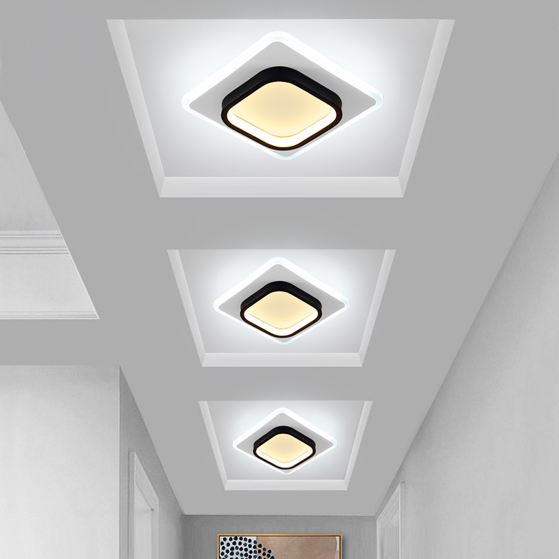 LED Avenue LightLightLightModern Simple Point LightLightCreative Downlight Embedded Walkway Foyer Ceiling Light