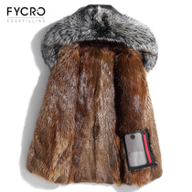 2020 new mink coat mens fur leather fur coat thickened winter Parker suit mink liner