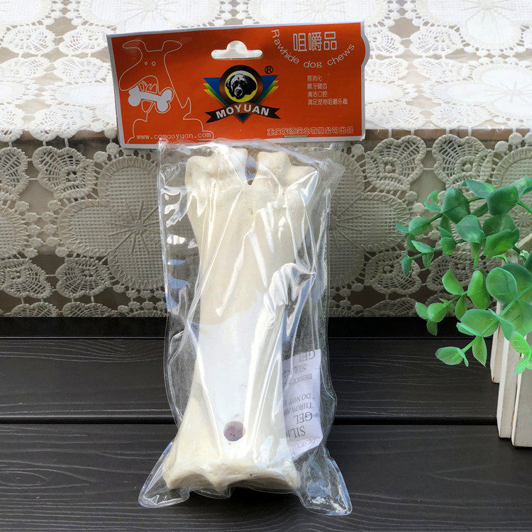 Large dog strong molar stick milk flavor white bone real bone dog bite glue dog with molar big dog clean tooth bone bite-resistant