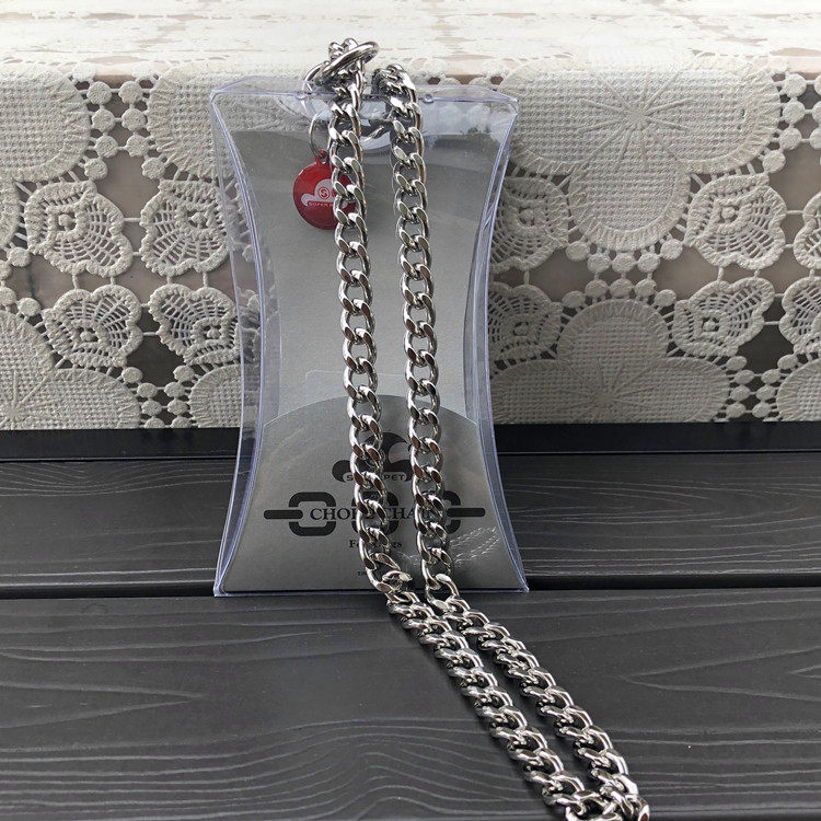 Taiwan Kunxing pet flat round P chain large dog control chain dog P chain dog snake chain